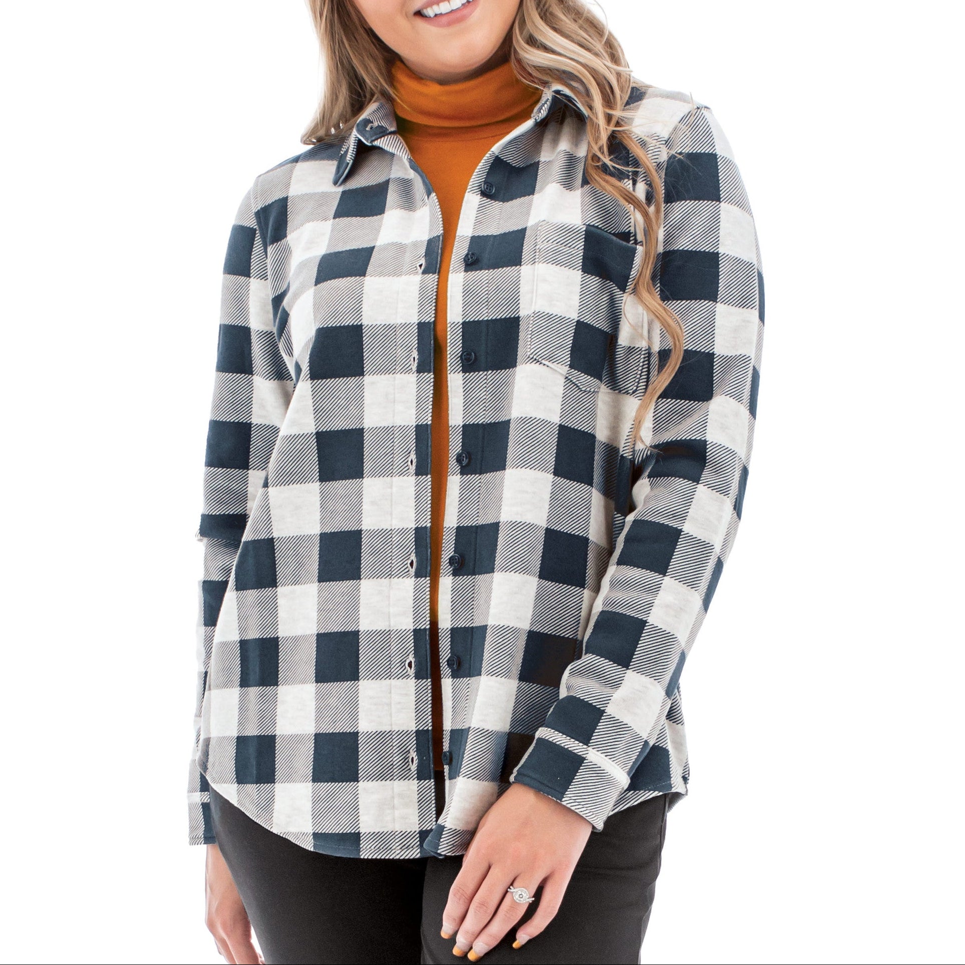 Women's Luscious Plaid Shirt