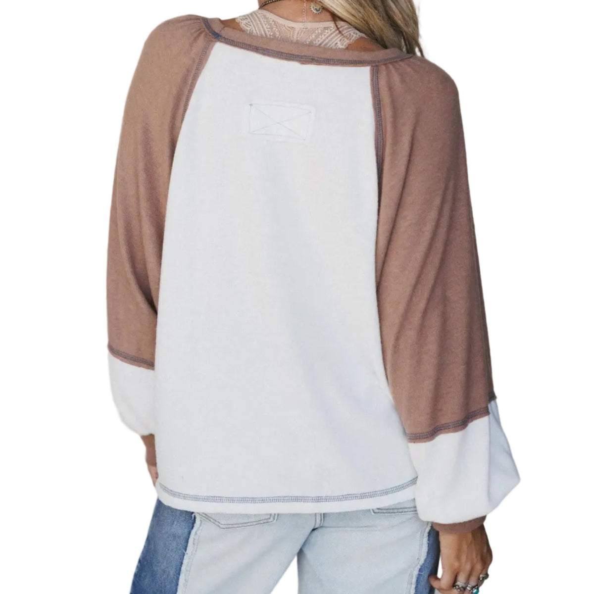 Women's Jules Contrast Pullover Top