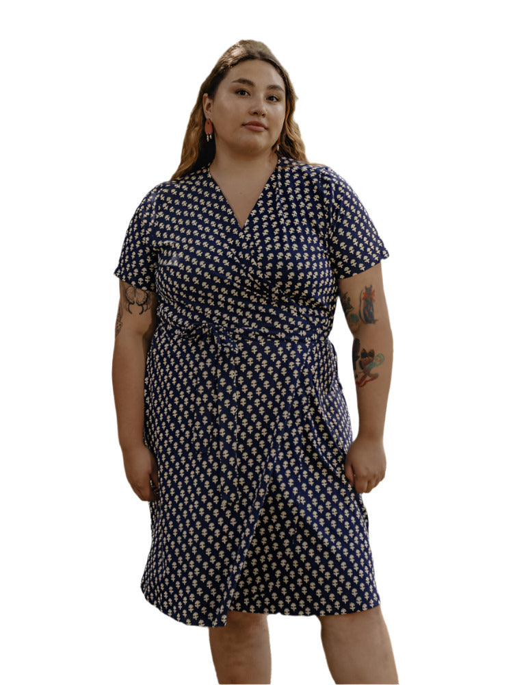 Katie Plus Size Wrap Dress