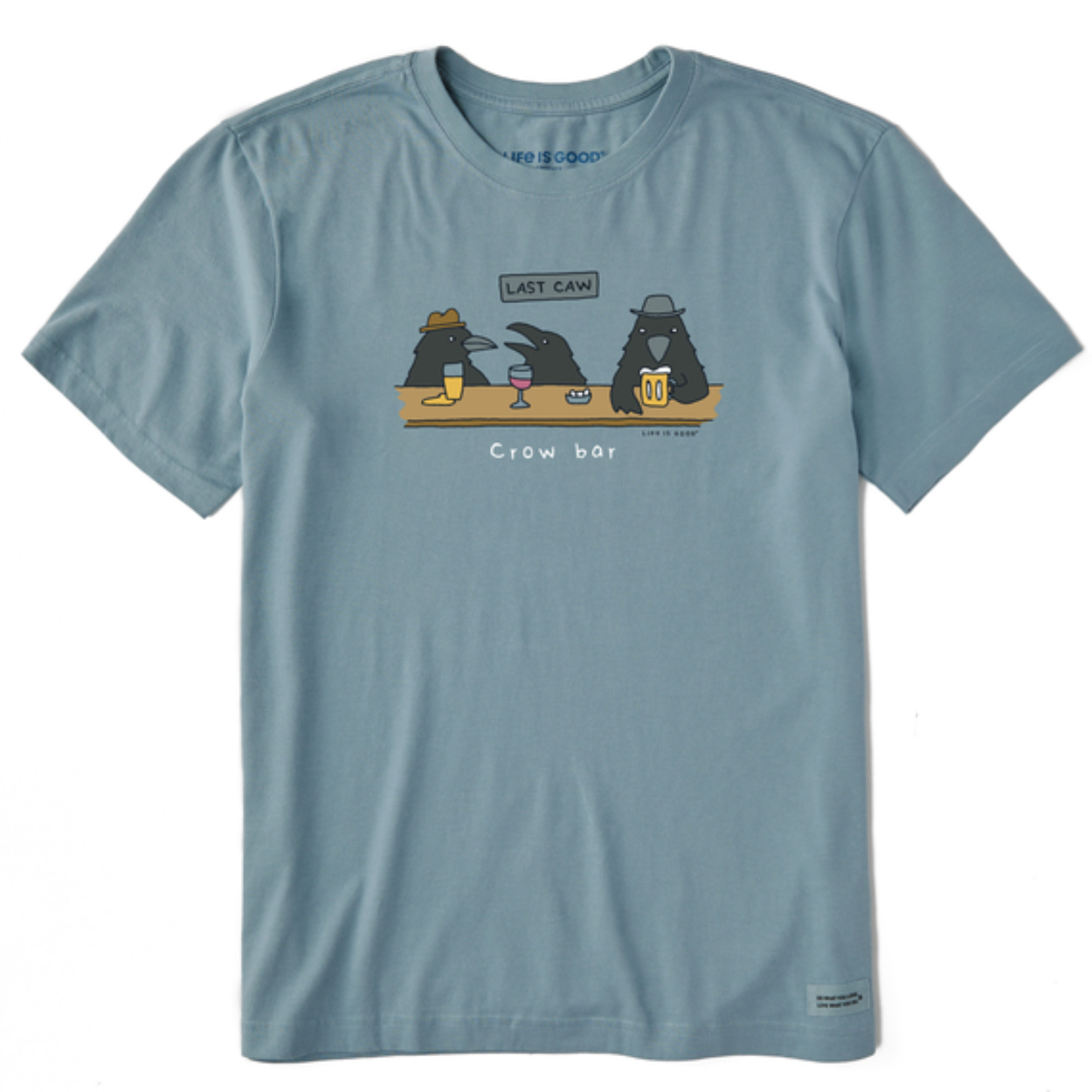 Men's Crow Bar Last Caw Crusher-LITE Tee Shirt