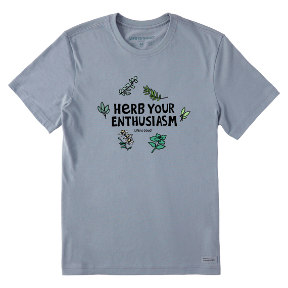 Men's Naive Herb Your Enthusiasm Short Sleeve Crusher Tee