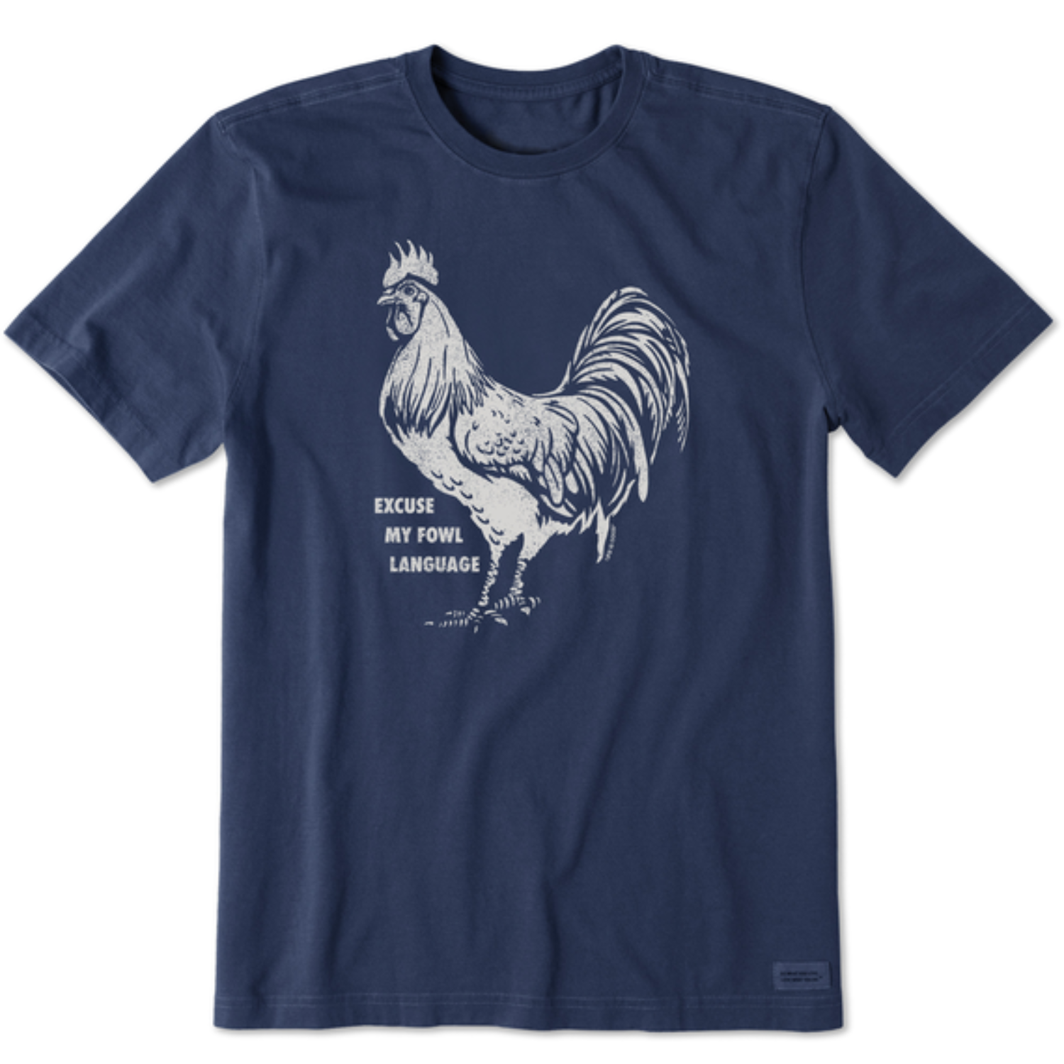 Men's High-Low Rooster Crusher Tee Shirt