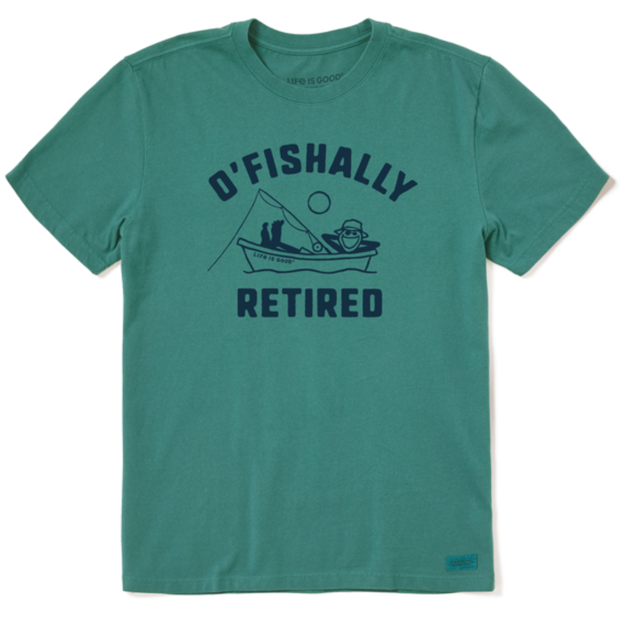 Men's O'Fishally Retired Short Sleeve Crusher Tee Shirt