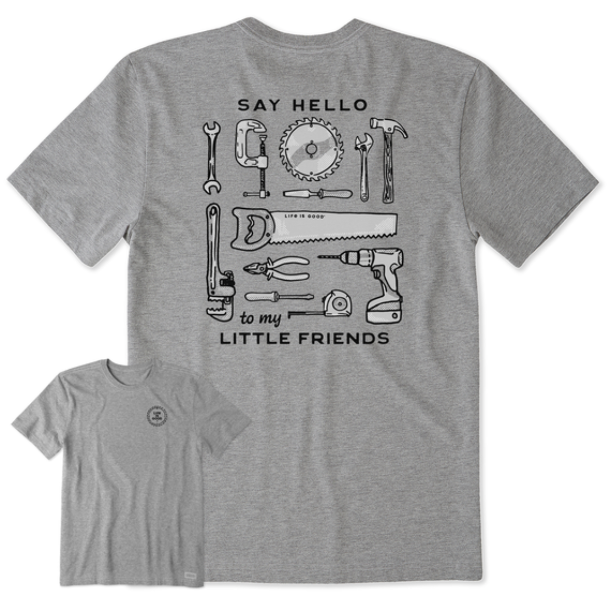 Men's Say Hello To My Little Friends Tools Crusher Tee Shirt