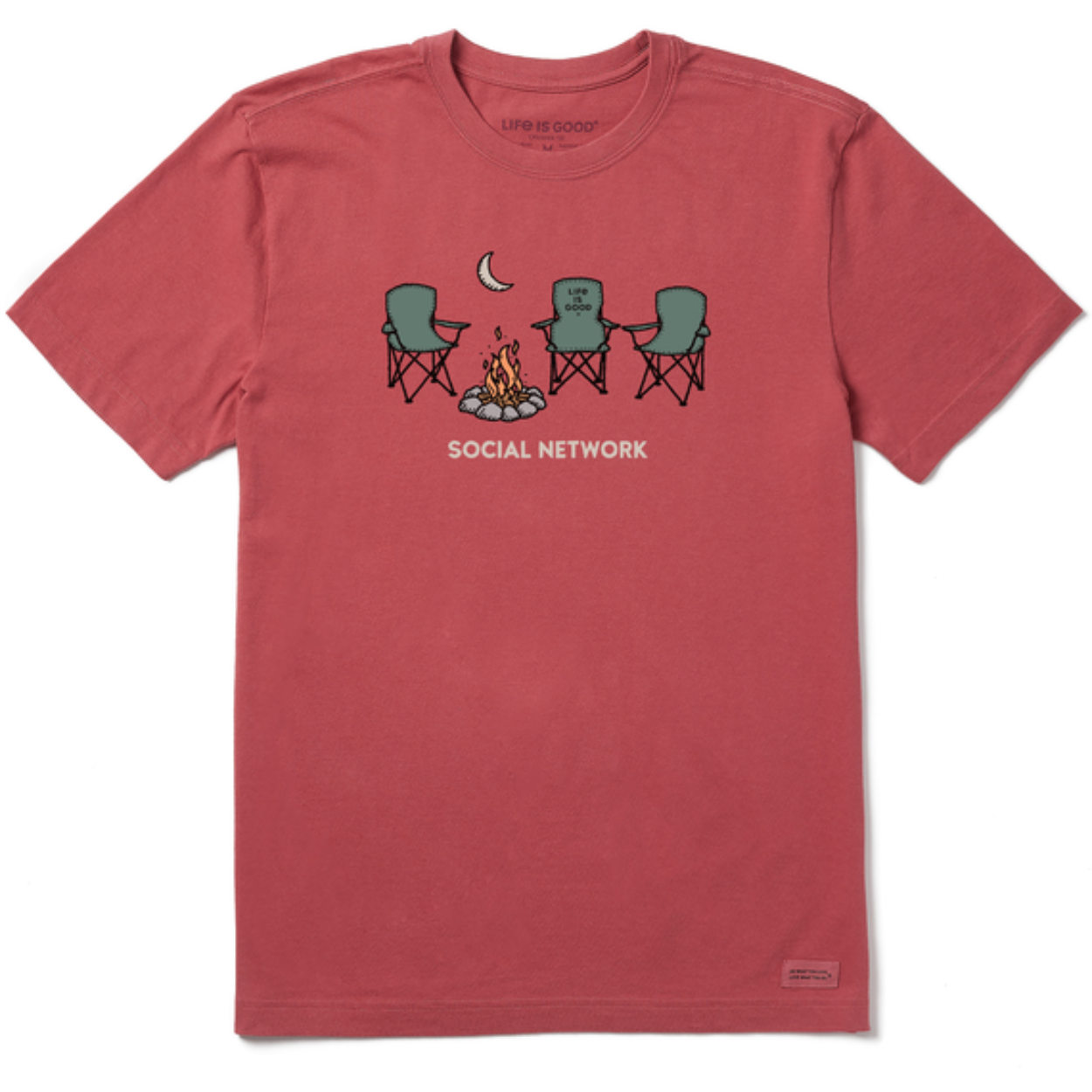 Men's Social Network Camp Crusher Tee Shirt