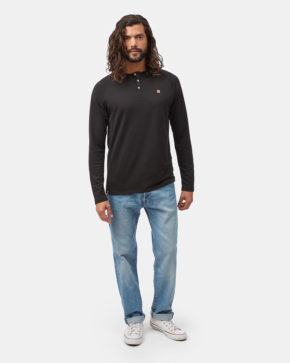 Men's Classic Henley Longsleeve Shirt