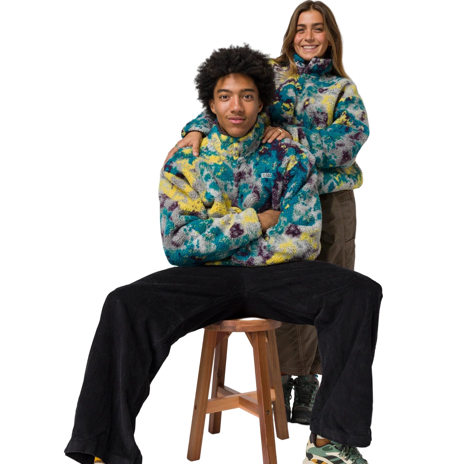 Unisex Olympic Lichen High Pile Fleece Sweater