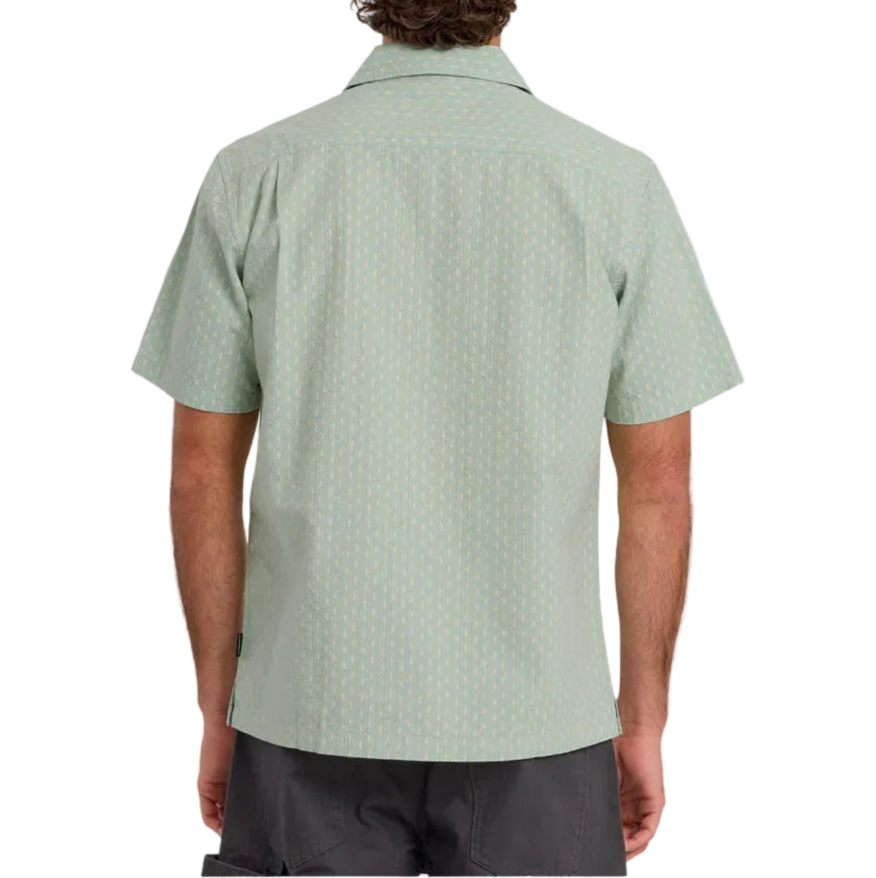 Men's Horizons Casual Seersucker Short Sleeve Buttondown Shirt