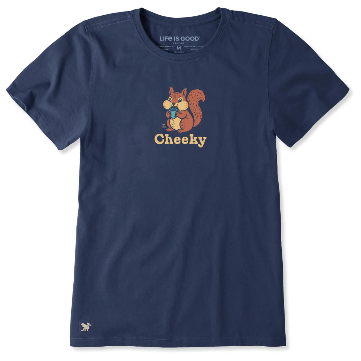 Women's Cheeky Squirrel Short Sleeve Crusher Tee Shirt