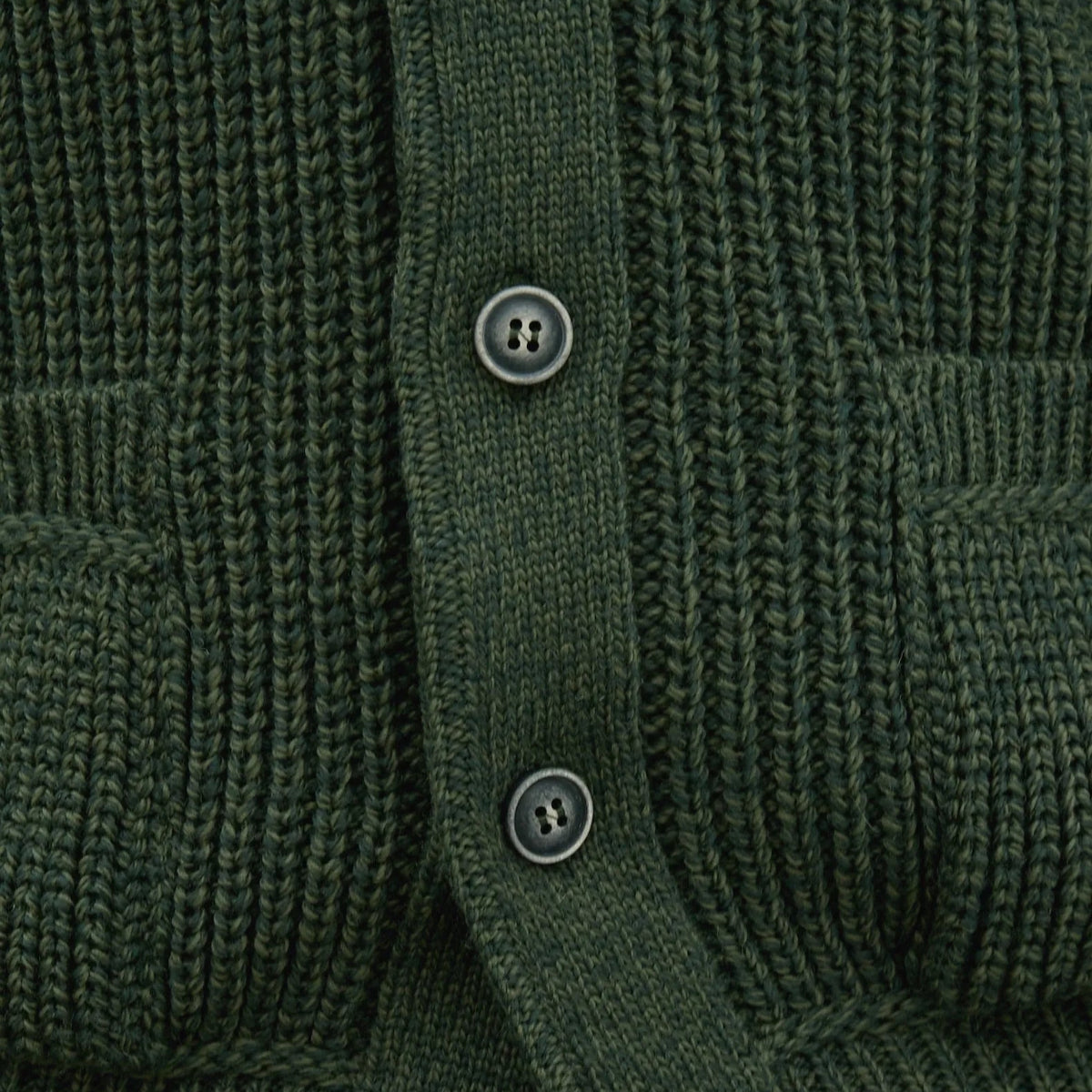 Men's Ribbed Merino Wool Shawl Cardigan Sweater