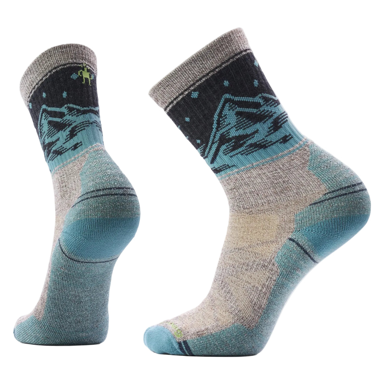 Men's Hike Light Cushion Valley View Crew Merino Wool Socks