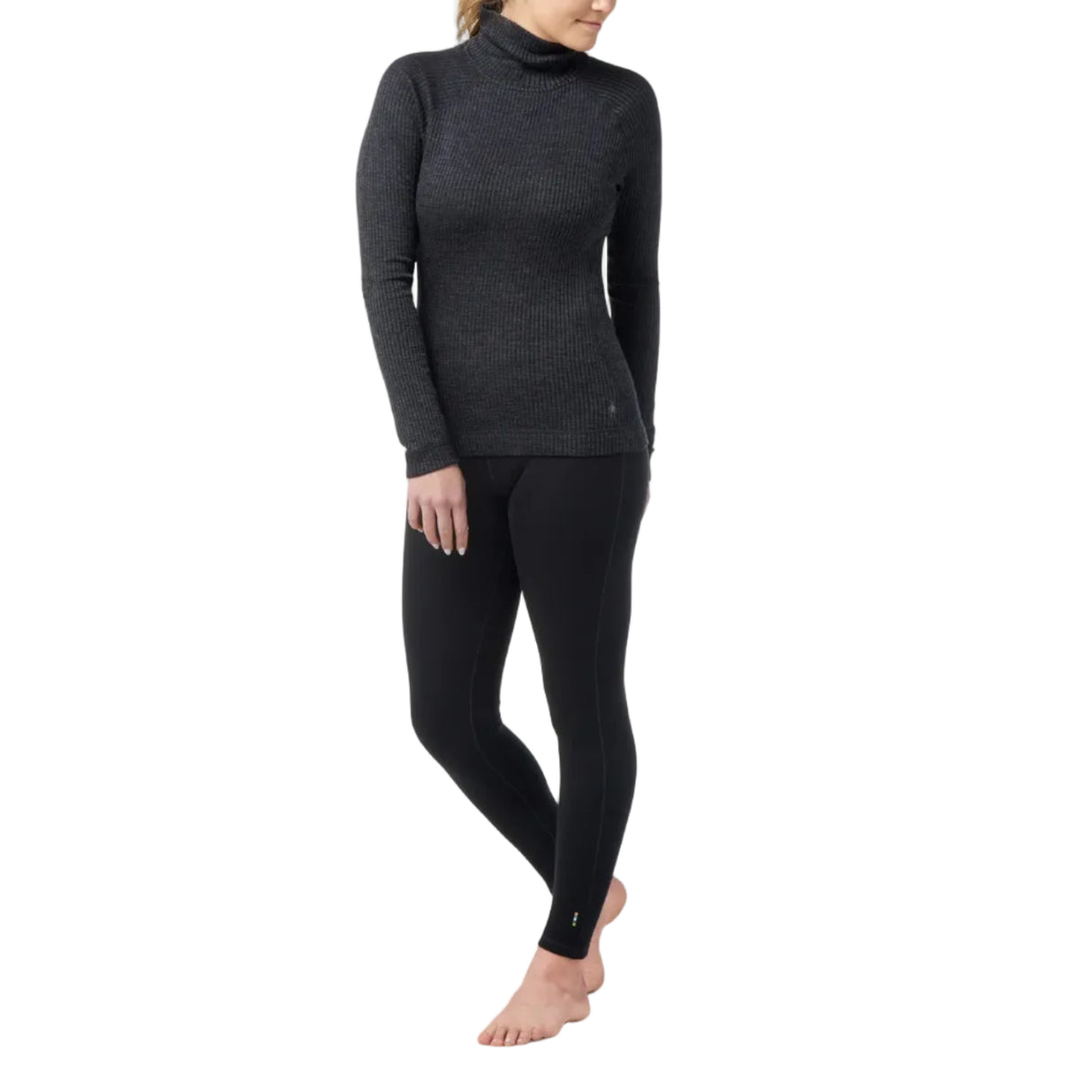 Women's Thermal Merino Rib Turtleneck Shirt