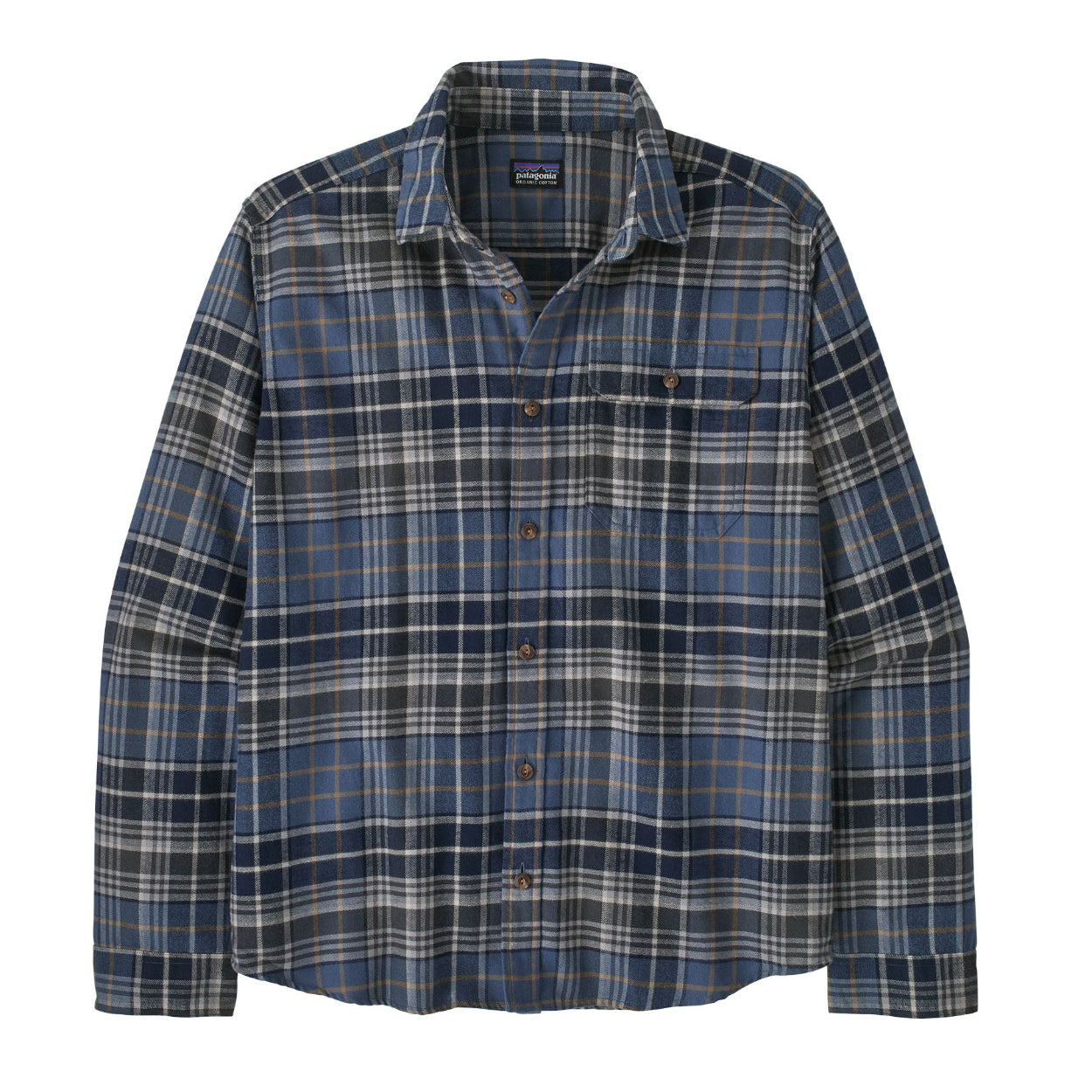 Men's Long-Sleeved Lightweight Fjord Flannel Shirt