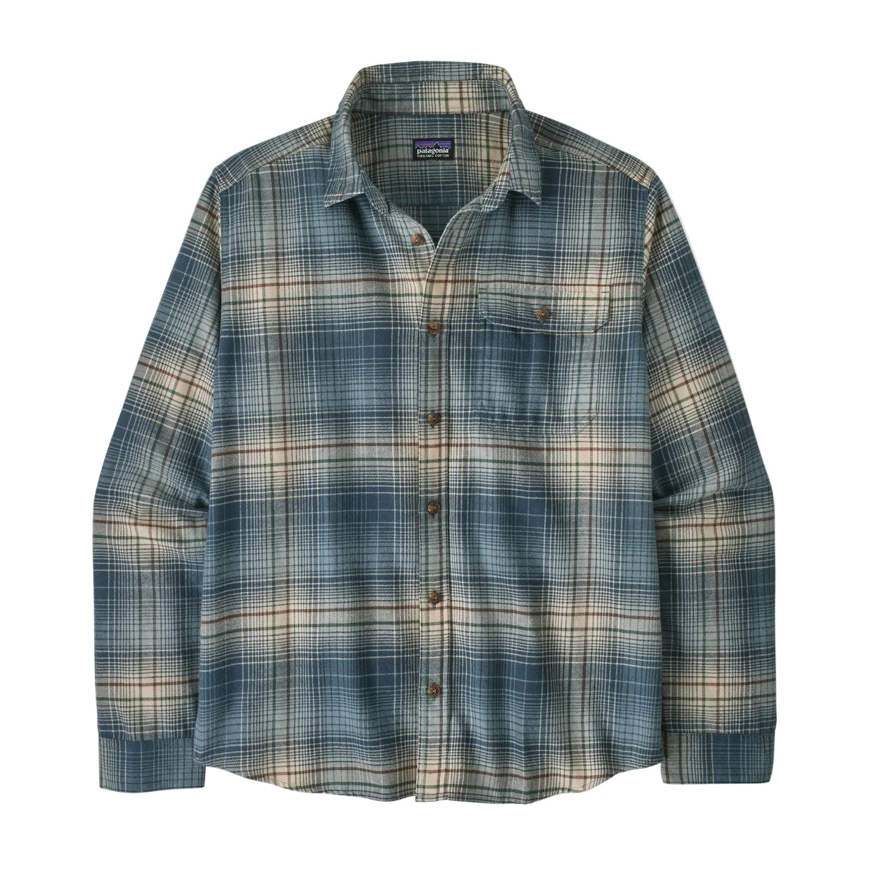 Men's Long-Sleeved Lightweight Fjord Flannel Shirt