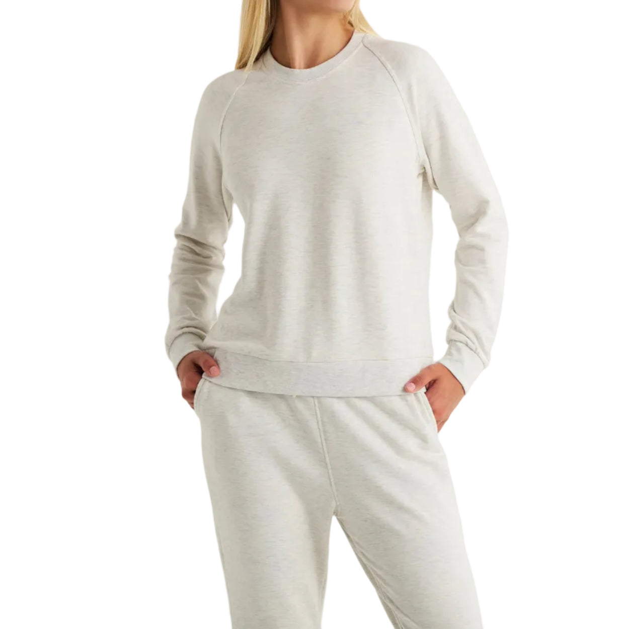 Women's Bamboo Lightweight Fleece Crew Sweater