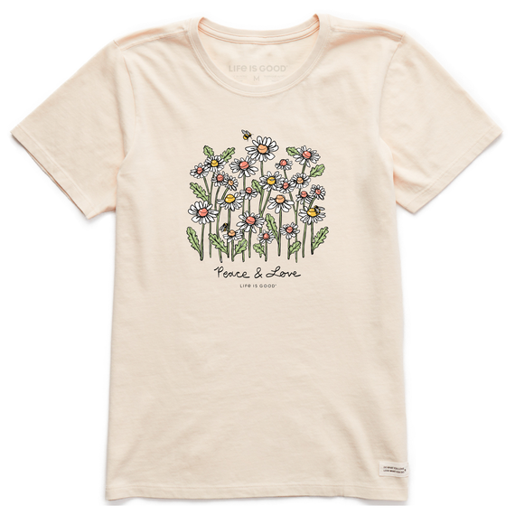 Women's Peace and Love Daisy Bee Crusher-LITE Tee