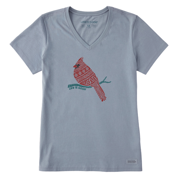 Women's Tribal Cardinal Crusher Vee Shirt