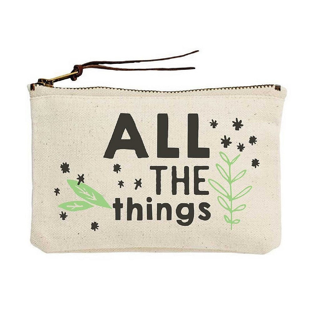 All the Things Canvas Pouch