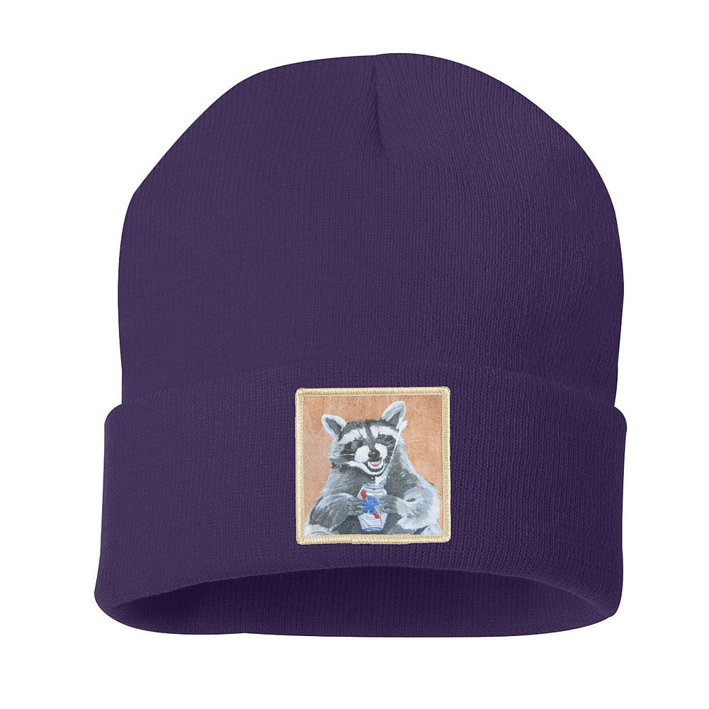 Beer Bandit Raccoon Beanie