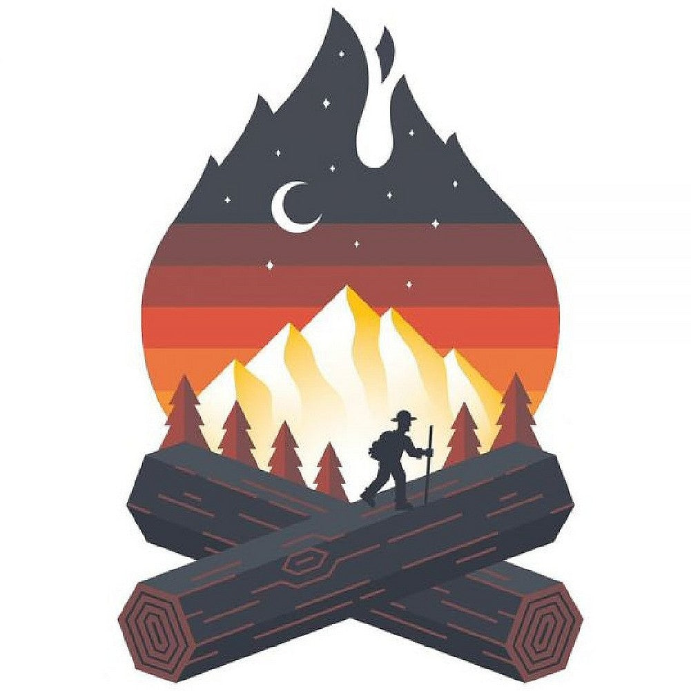 Campfire Sticker