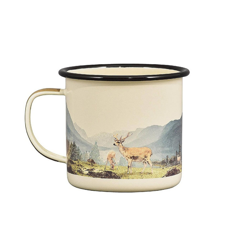 Great Outdoors Deer Enamel Mug