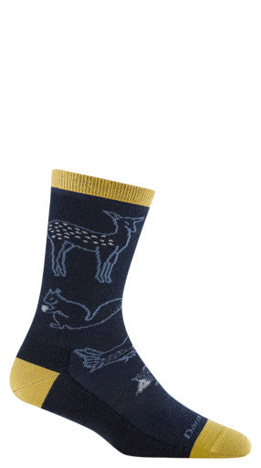 Women's Woodland Creatures Crew Light Socks