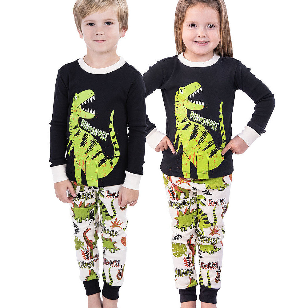 Kids' Dinosnore PJ Set