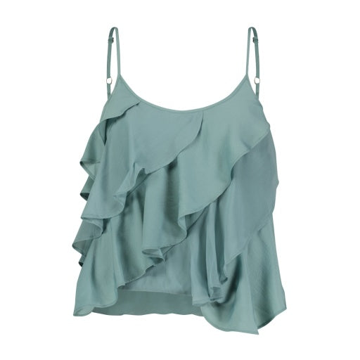 Festival Asymmetrical Ruffle Cami