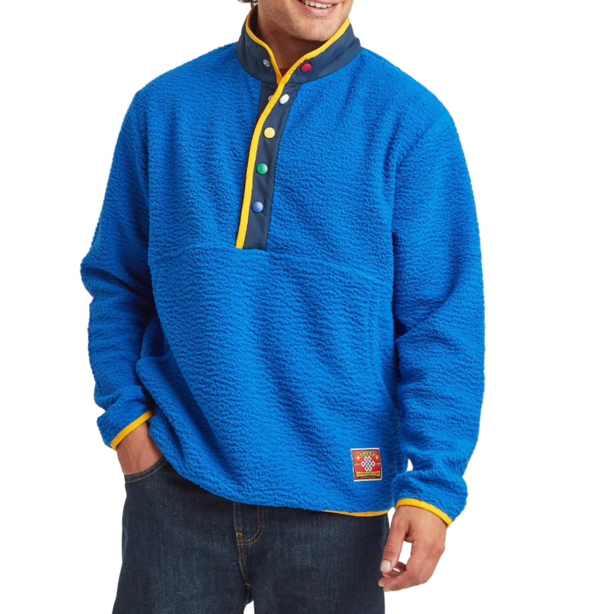 Men's Tarcho Snap Pullover Fleece Sweater