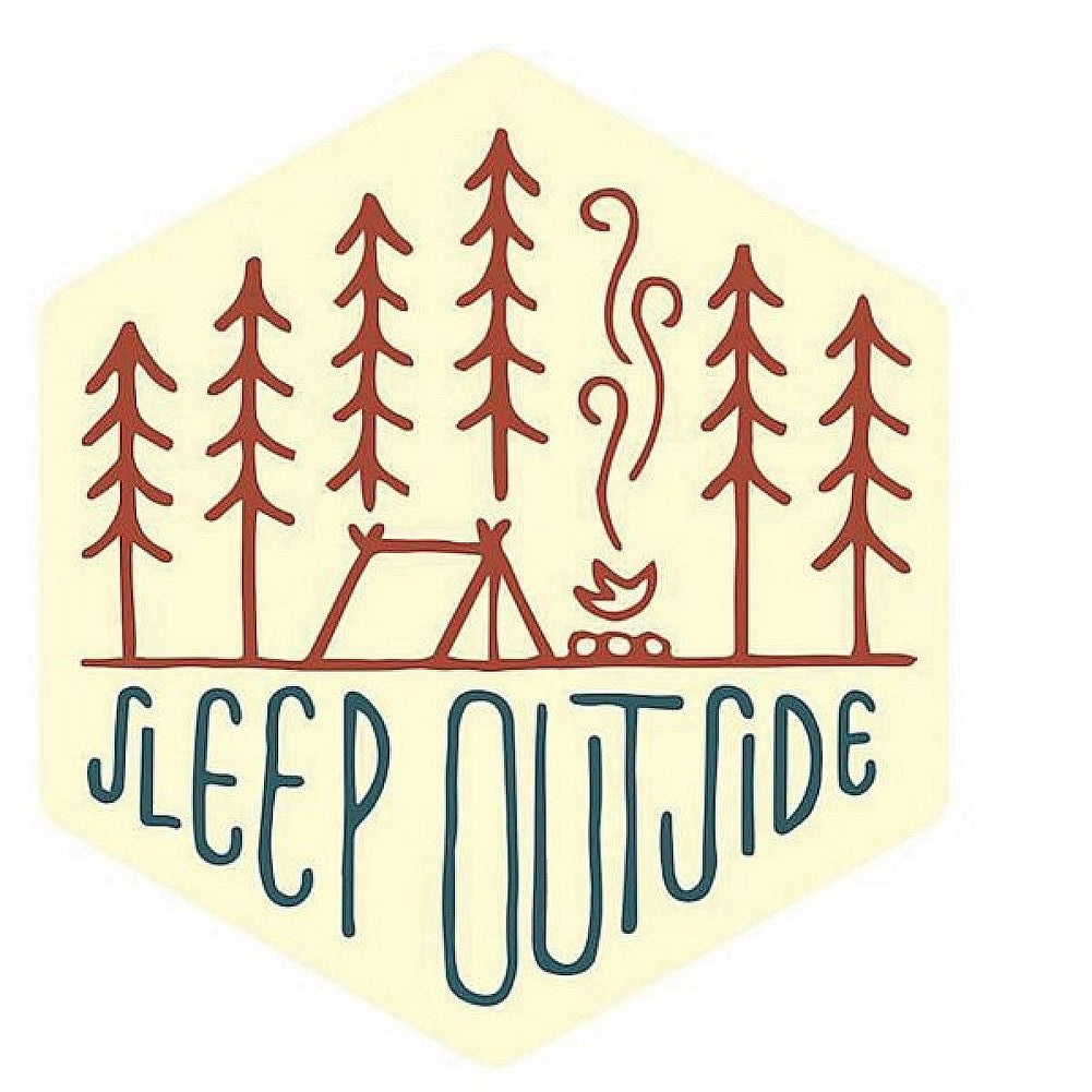 Sleep Outside Sticker