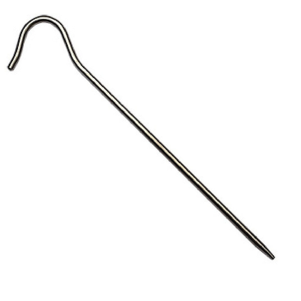 Titanium Shepard's Hook Tent Stake