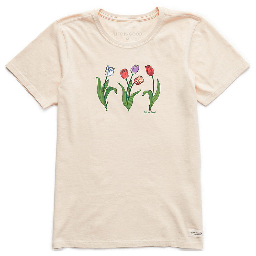 Women's 3 Genuine Tulips Crusher Tee Shirt