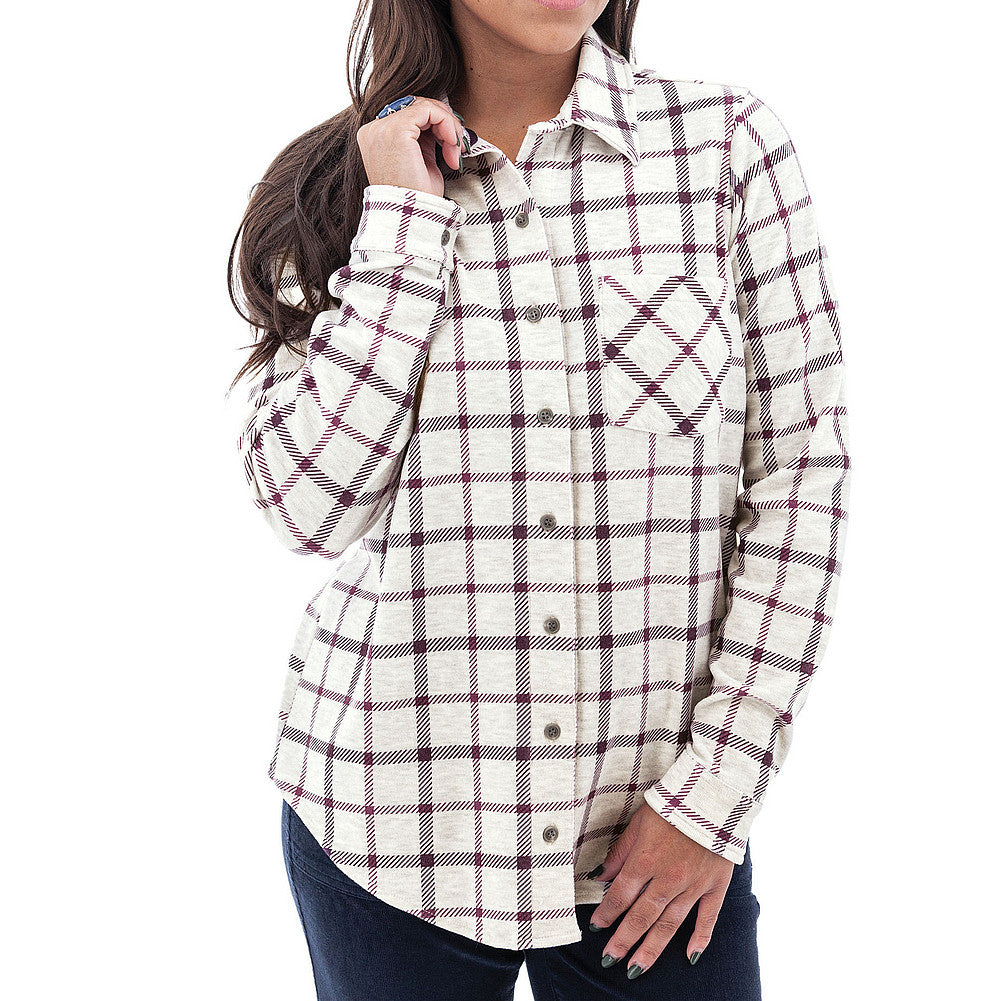 Women's Luscious Plaid Fleece Shirt