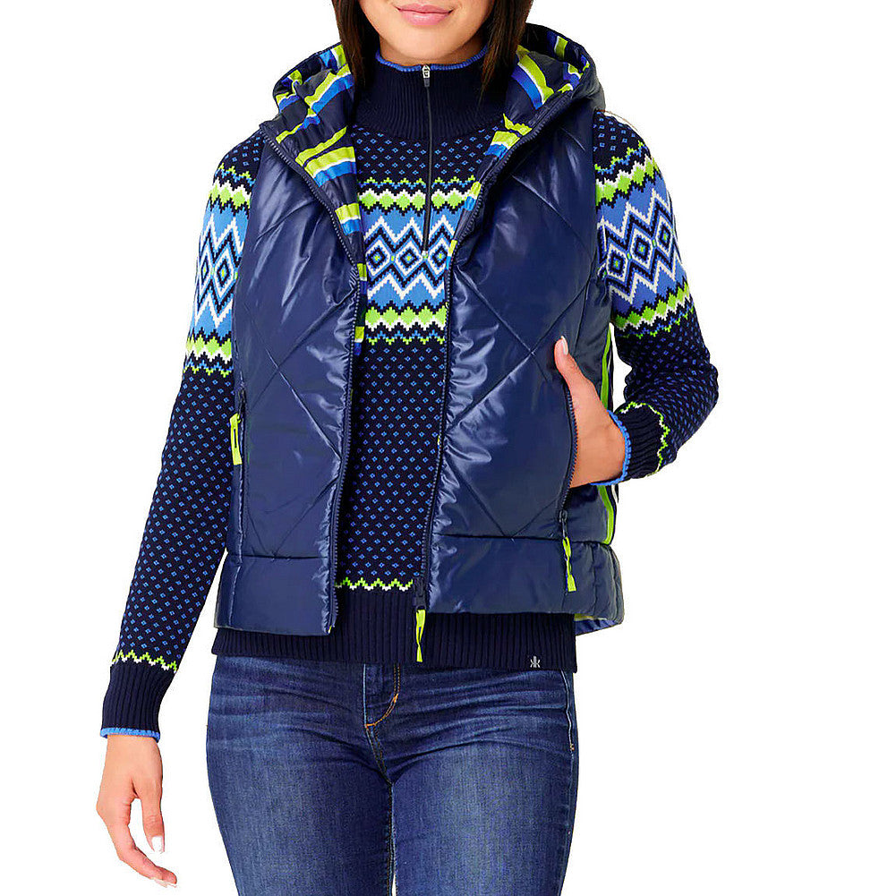 Women's Vesta Hooded Reversible Vest