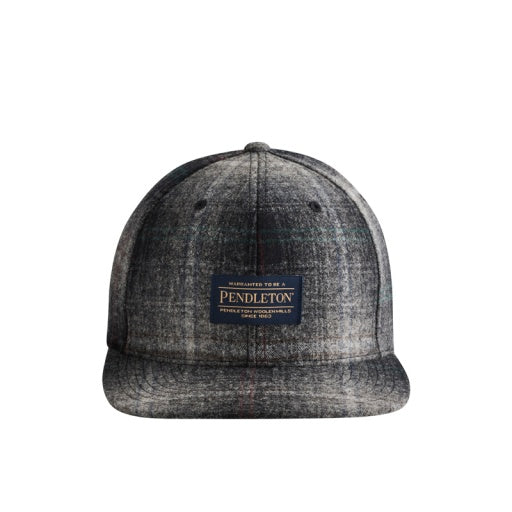 Plaid Flat Brim Hat