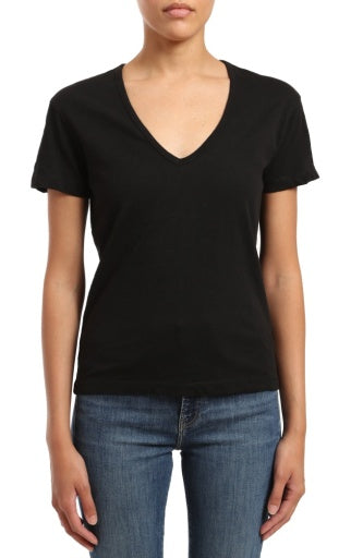 Basic Slub V-neck