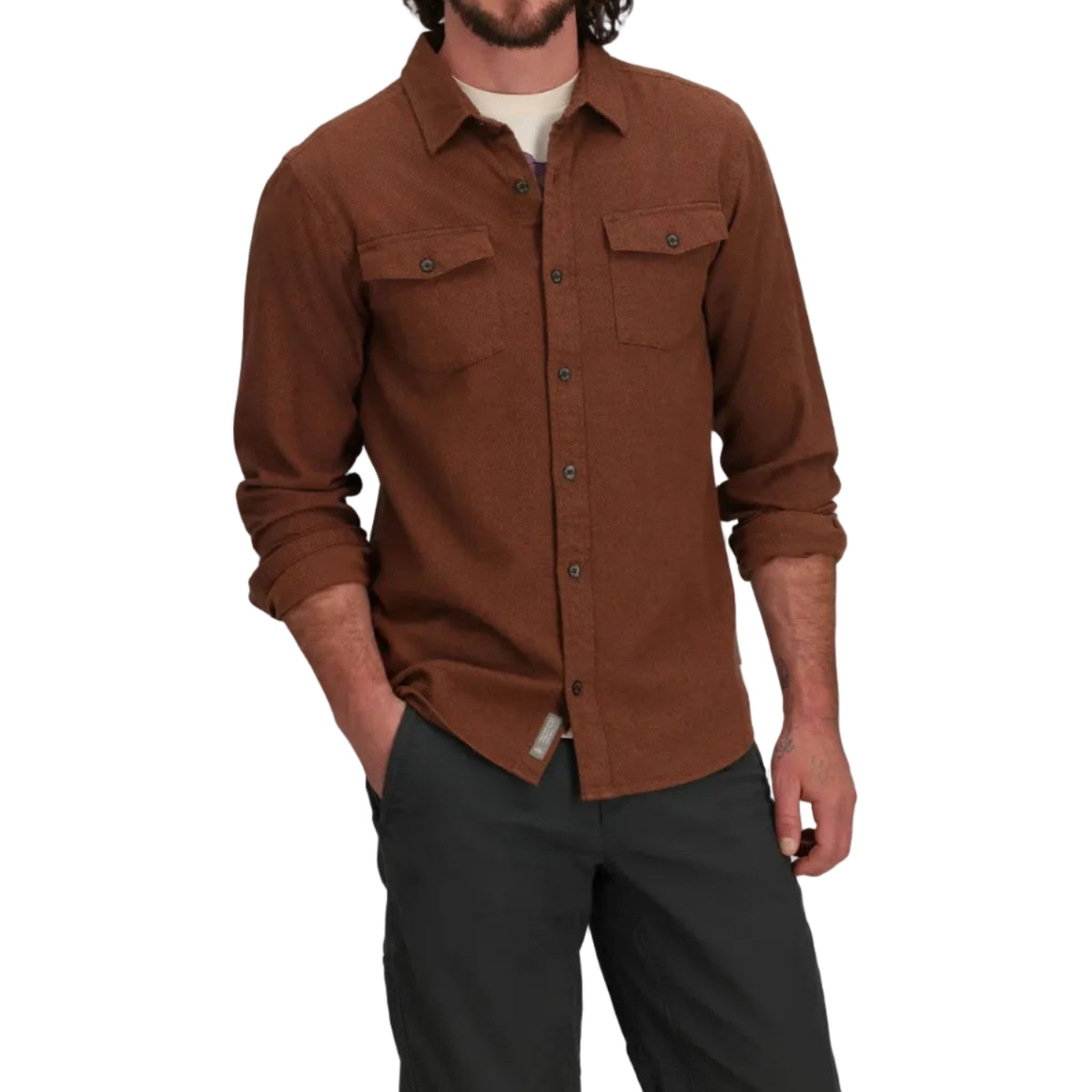 Men's Bristol Organic Cotton Twill Long Sleeve Shirt