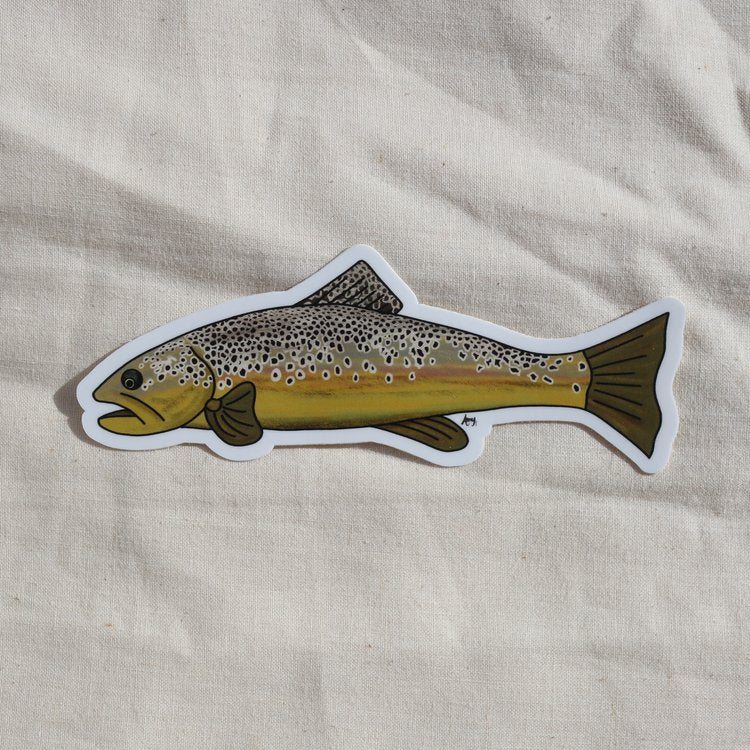 Brown Trout Sticker